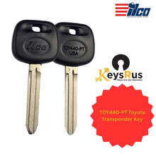 TOY44D-PT Toyota Transponder Key – ILCO | 4D67 Chip | TR47 Test Key | 2003–2013 Toyota & Scion