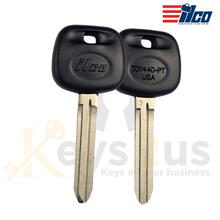 TOY44D-PT Toyota Transponder Key – ILCO | 4D67 Chip | TR47 Test Key | 2003–2013 Toyota & Scion