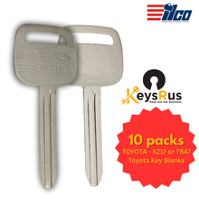 TOYOTA - X217 or TR47 Toyota Key Blanks – 10/Pack