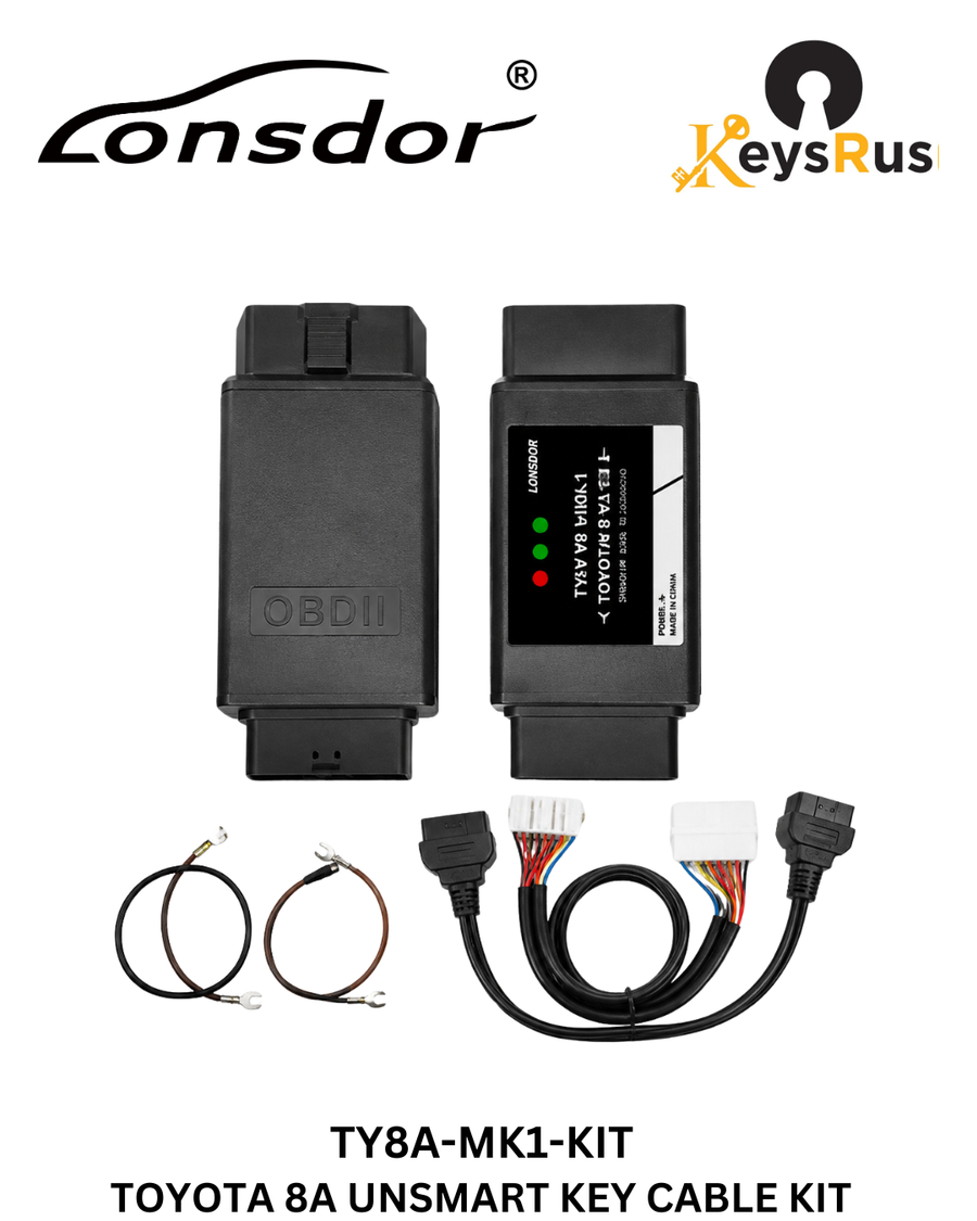 Lonsdor TY8A-MK1 Kit Toyota 8A Non smart Key Cable Kit-2018 above