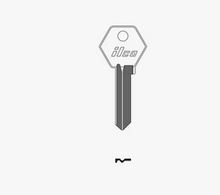 H64 / RS2 Key Blanks – 10-Pack | Compatible with Rousseau Metal Cabinets and Lista Storage Systems