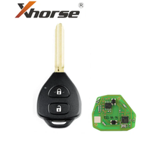 XKTO05EN Xhorse - Toyota Style / 2-Button Universal Remote Head Key for VVDI Key Tools