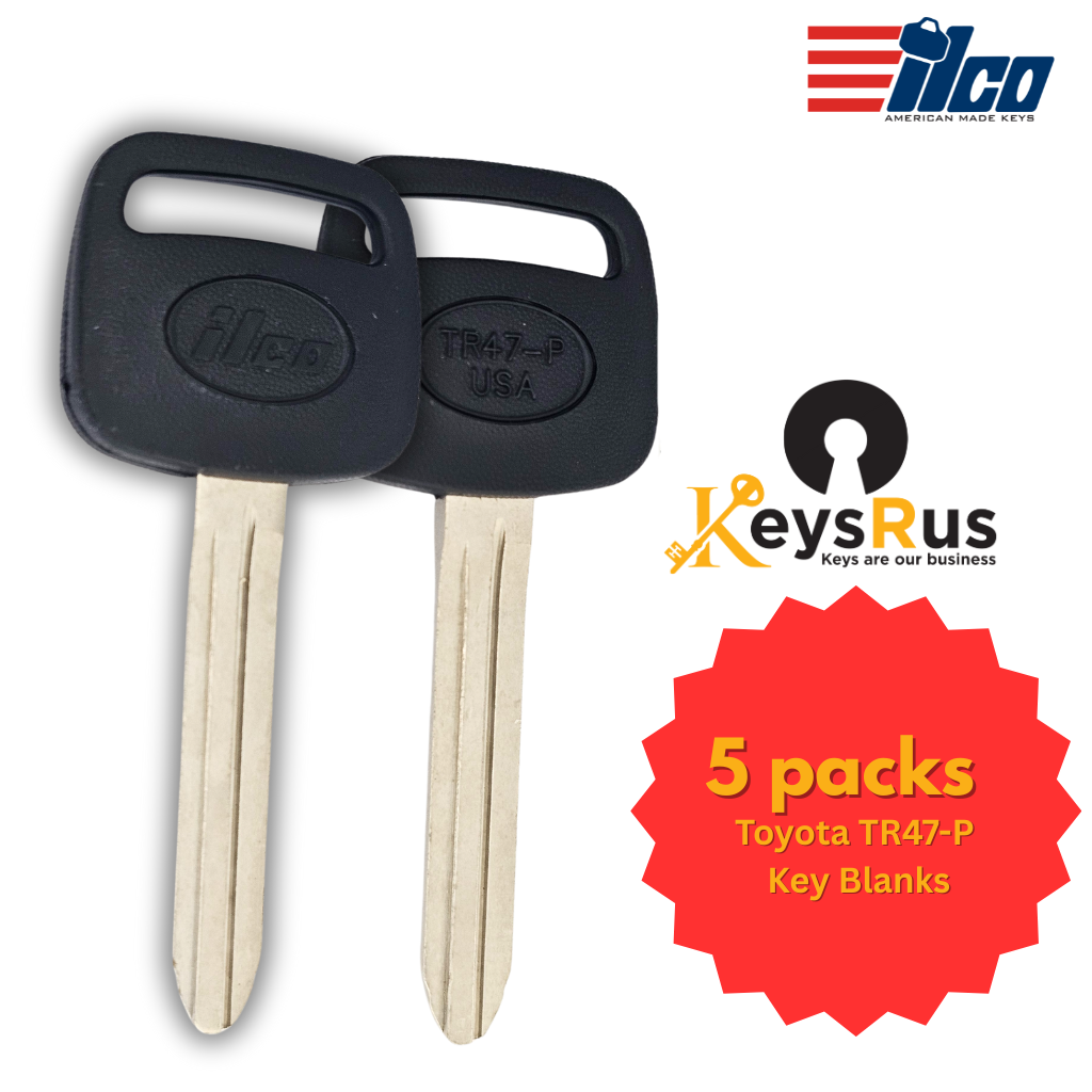 Toyota TR47-P Key Blanks – 5/Pack