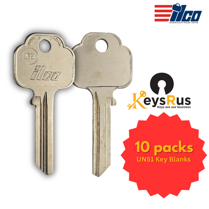 UN51 Key Blanks | 10 pack