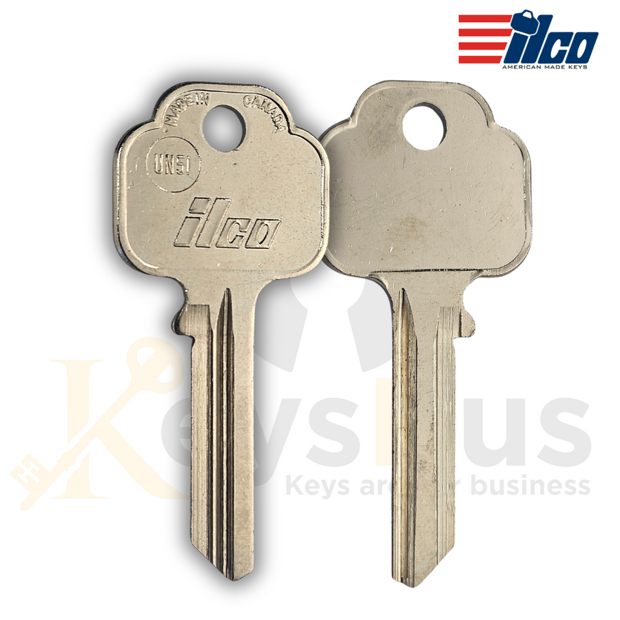 UN51 Key Blanks, 10 pack
