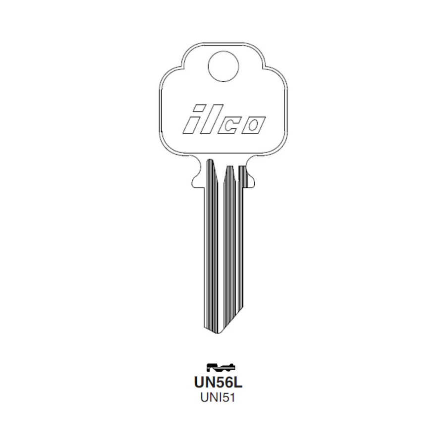 ILCO UN56 key blank