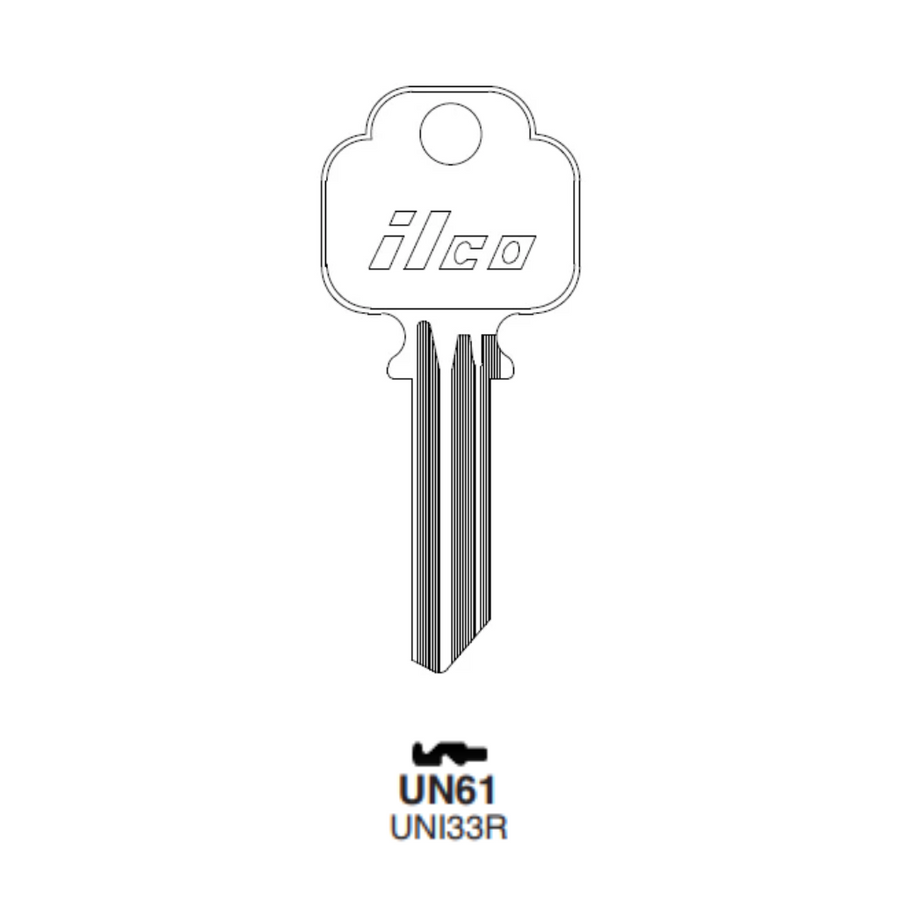 ILCO UN61 key blank