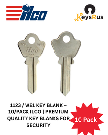 1123 / WE1 Key Blank – 10/Pack ILCO | Premium Quality Key Blanks for Security