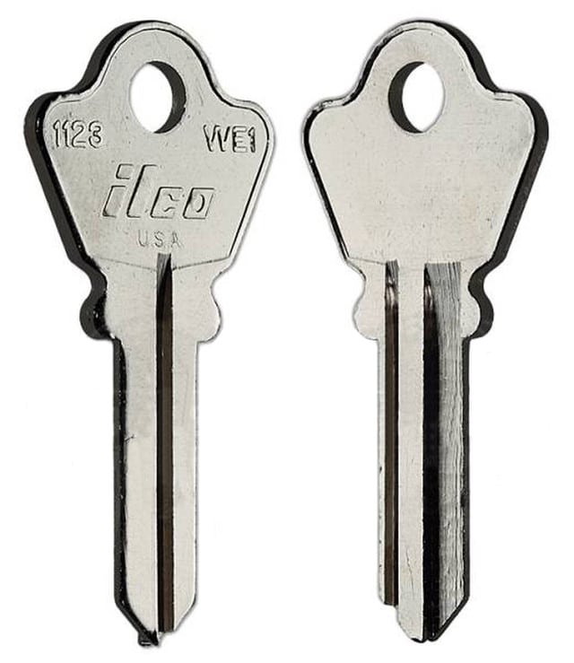 1123 / WE1 Key Blank – 10/Pack ILCO | Premium Quality Key Blanks for Security