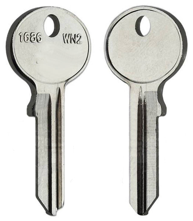 WN2 / 1686 Key Blank – Canada Post & Wind Mailbox Compatible – 10 Pack LockGenics