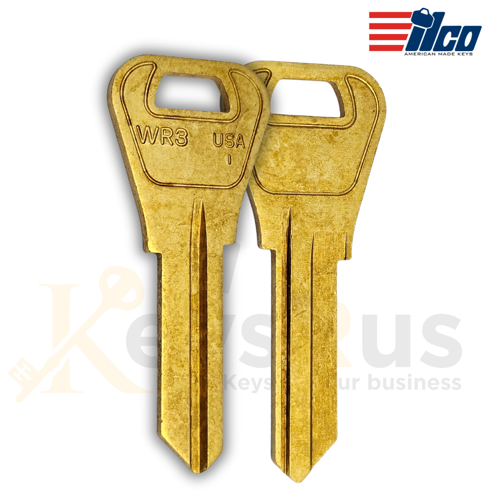 WR3-BR Key Blanks – 10 Pack 1054WB KEY BLANK ILCO