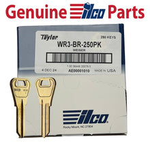 WR3-BR Key Blanks – 250 Pack 1054WB ILCO Brass finish