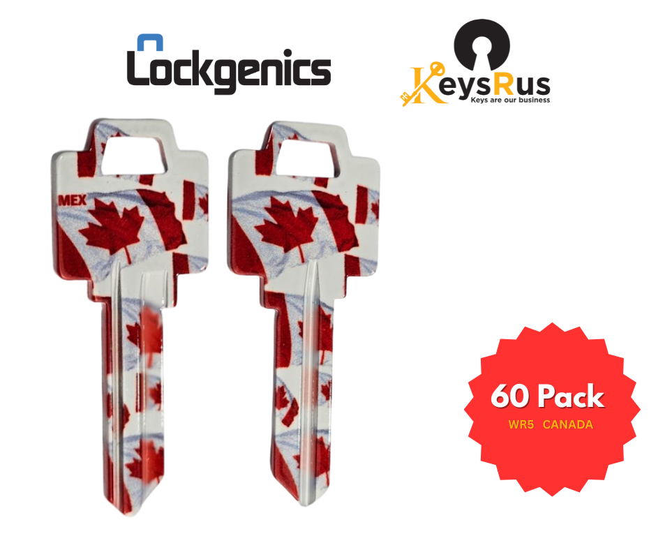 LockGenics Fancy Keys – Colour Key Blanks (KW1, SC1, WR5) | Premium Decorative House Keys
