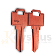 WR5 Aluminum RED Key Blanks – 50/Pack | Durable & Lightweight