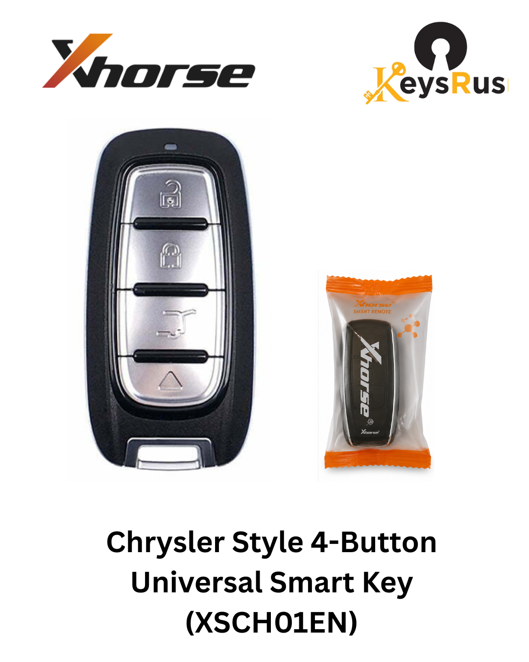 Xhorse Chrysler Style 4-Button Universal Smart Key — XSCH01EN