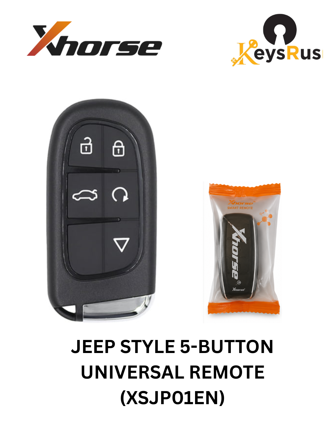 Xhorse – Jeep Style / 5-Button Universal Remote / XM38 / XSJP01EN