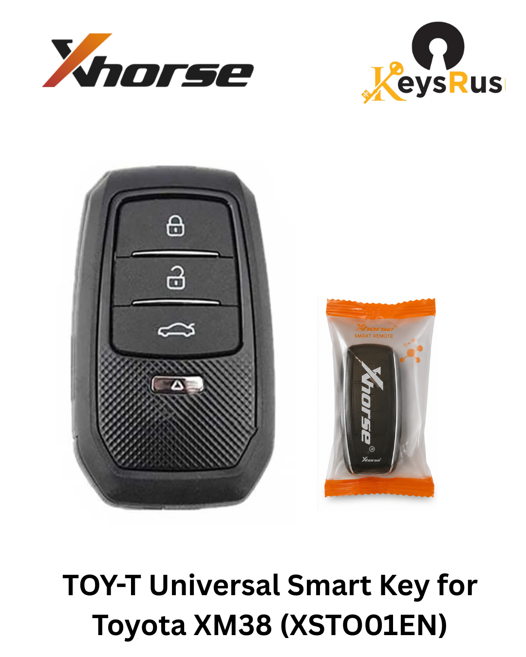 Xhorse TOY-T Universal Smart Key for Toyota XM38 — XSTO01EN/No Tokens Required For Generating