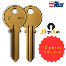 Y1-BR / 999 Key Blanks – 10 Pack | Residential &amp; Commercial Keyway | ILCO Brass Keys