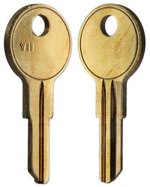 Y11-BR Brass Key Blanks – 300 Pack | Compatible with Lawn Equipment, Furniture, Trucks, Golf Carts, & More