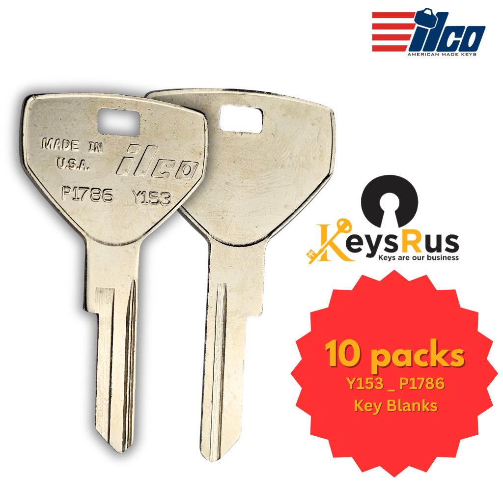 Y153 / P1786 FOR CHRYSLER, DODGE, PLYMOUTH Key Blank 10/Pack