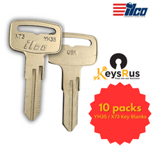 YH35 / X73 Key Blanks – 10 Pack | For Arctic Cat, Polaris, Yamaha, Allen Bradley | ATV, UTV & Switch Lock Applications