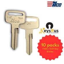 YH45 / X107 Key Blanks – Polaris, Yamaha – 10/Pack
