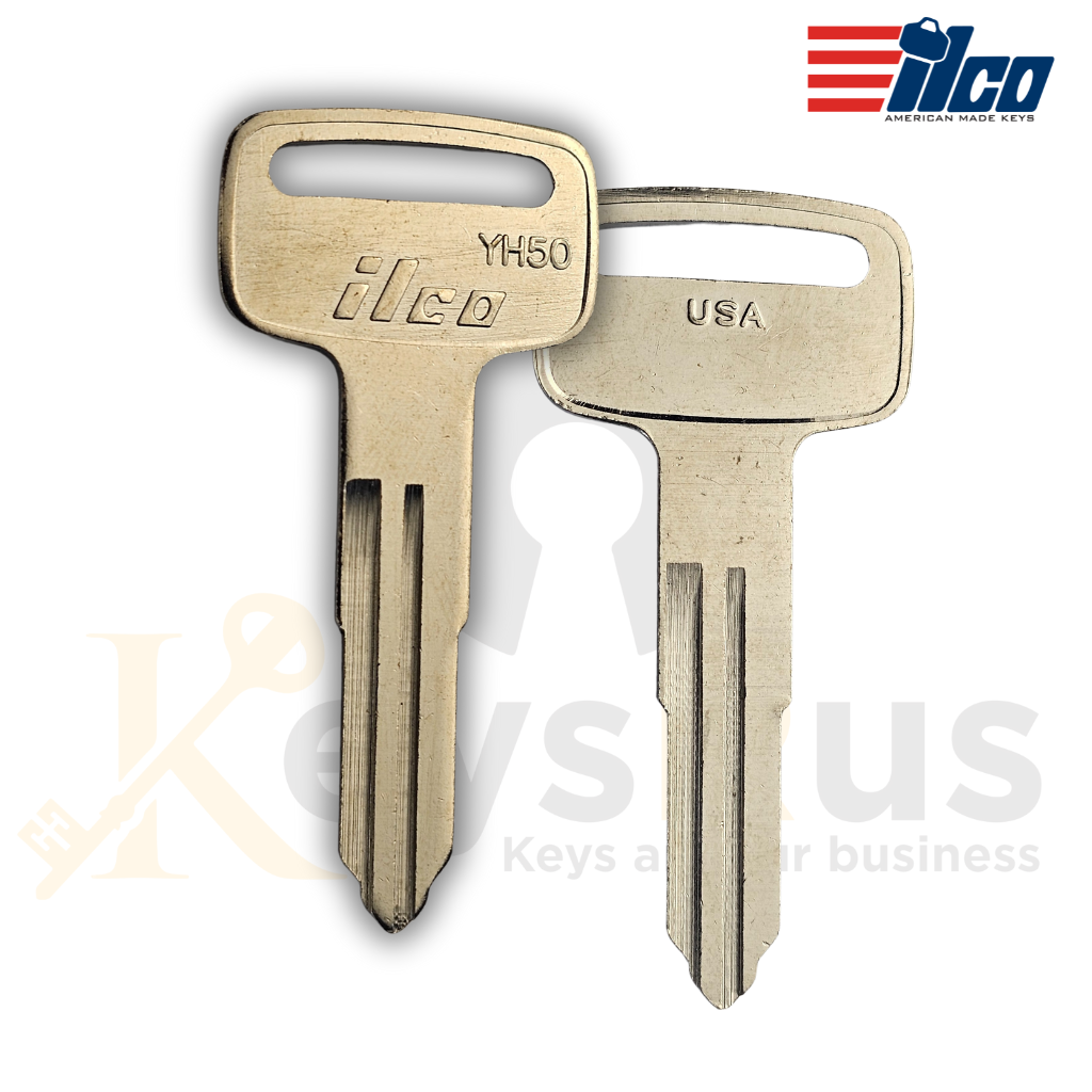 YH50 Key Blanks – 10 Pack | For Arctic Cat, Can-Am, Kawasaki, Polaris, Suzuki, Yamaha, American IronHorse, Big Dog | ILCO Style