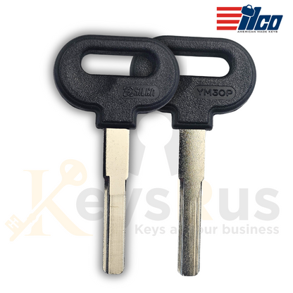 YM30P-SI FOR 1994-1998 SAAB Key Blank ILCO 5/Pack