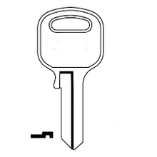 AB13 ABUS Key Blank – 10/Pack | ILCO Key Blanks for ABUS Padlocks