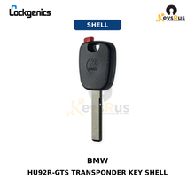 BMW Transponder Key Shell / HU92R-GTS, Replacement Shell for BMW Vehicles, ILCO