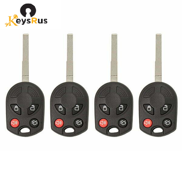 2012-2019 Ford / 4-Button Remote Head Key / OUCD6000022 (Aftermarket)