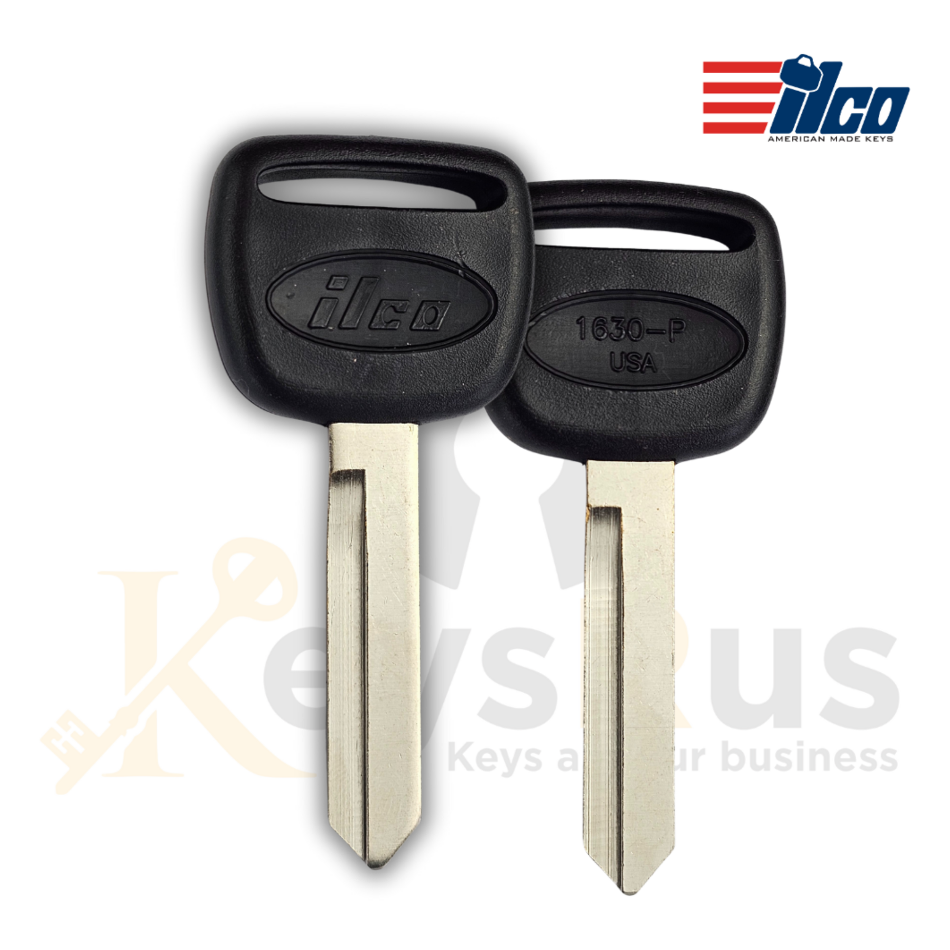 1630-P Sterling Truck Key Blanks, 5 Pack, ILCO-Style Plastic Head Keys