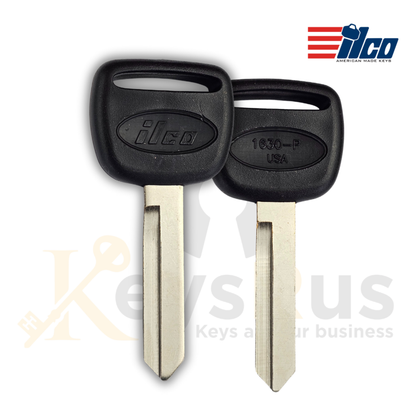 1630-P Sterling Truck Key Blanks, 5 Pack, ILCO-Style Plastic Head Keys