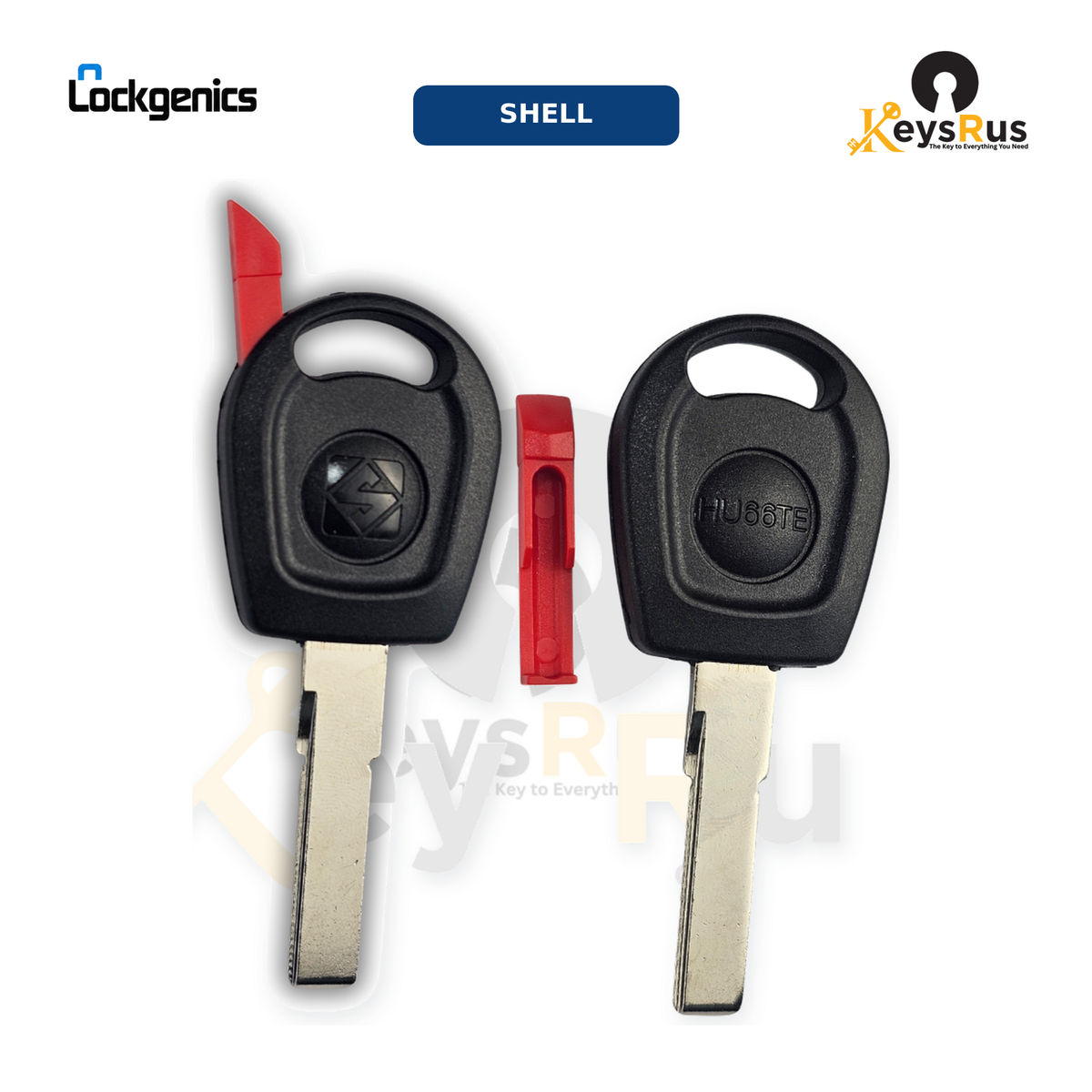 Audi / Volkswagen Transponder Key Shell / HU66-GTS ILCO