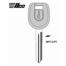MIT13-PT 2000-2006 Mitsubishi Transponder Key (61) with N Chip, Replacement Key for Mitsubishi Vehicles, ILCO