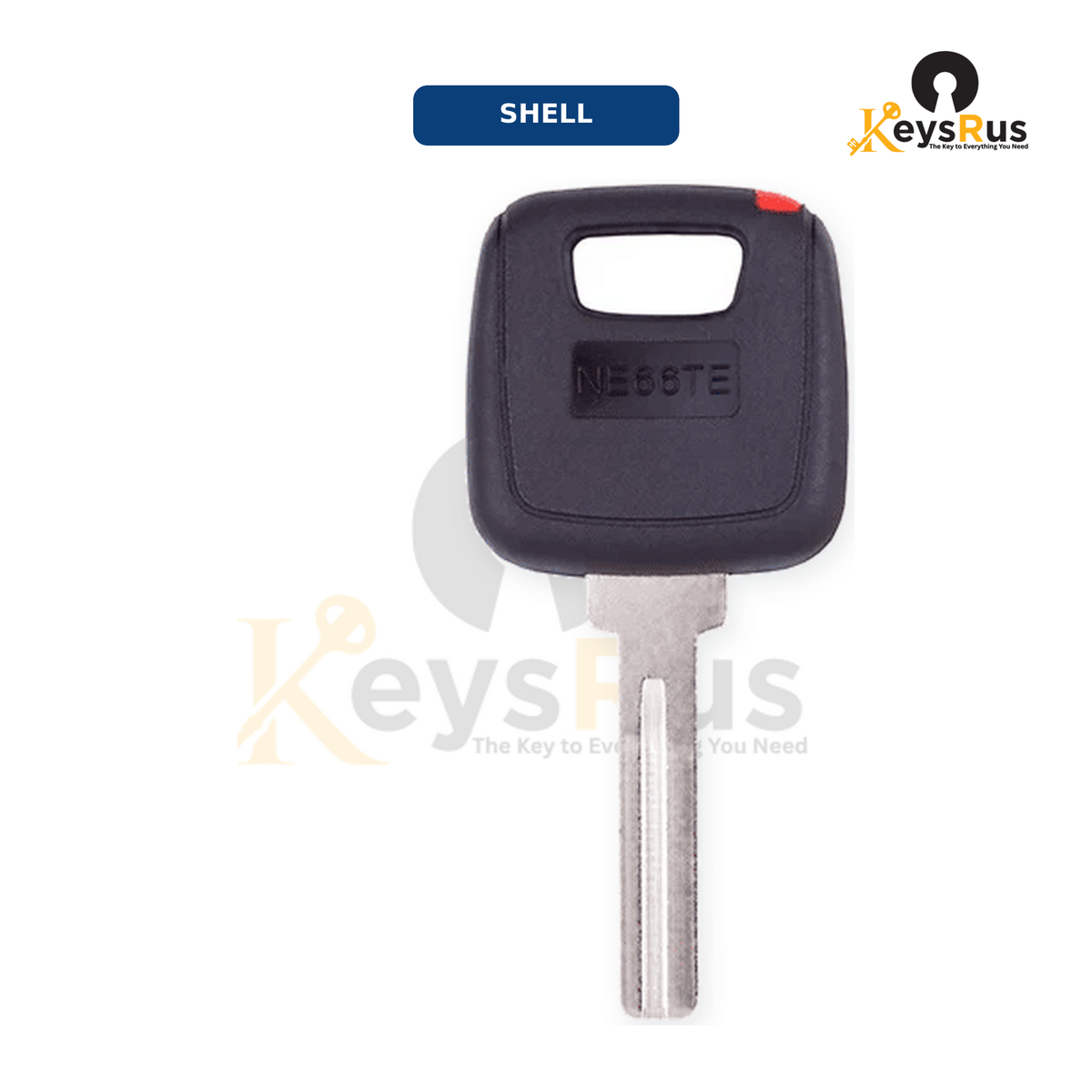 NE66-GTS Volvo Transponder Key Shell (1999-2014), Replacement Key Shell by ILCO