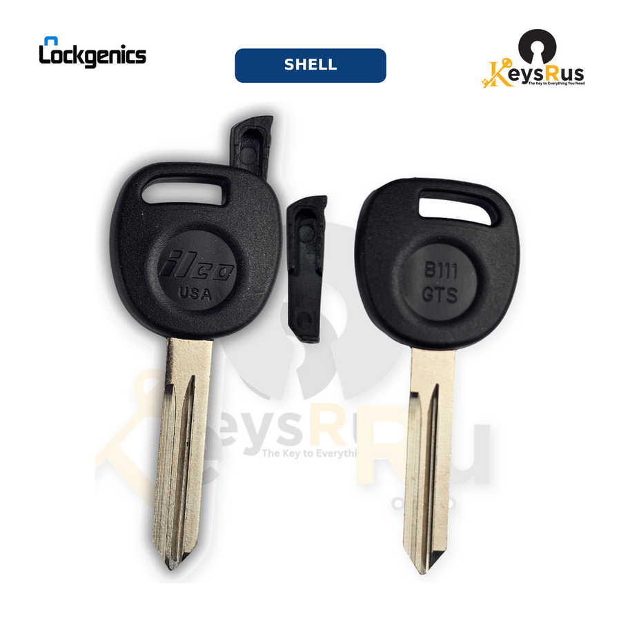 B111-GTS Transponder Key Shell for Chevy, Cadillac, GMC, and Hummer