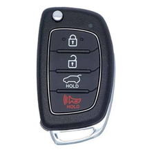 2015-2019 Hyundai Santa Fe / WITH CHIP / 4-Button Flip Key / TQ8-RKE-4F31 (Aftermarket)