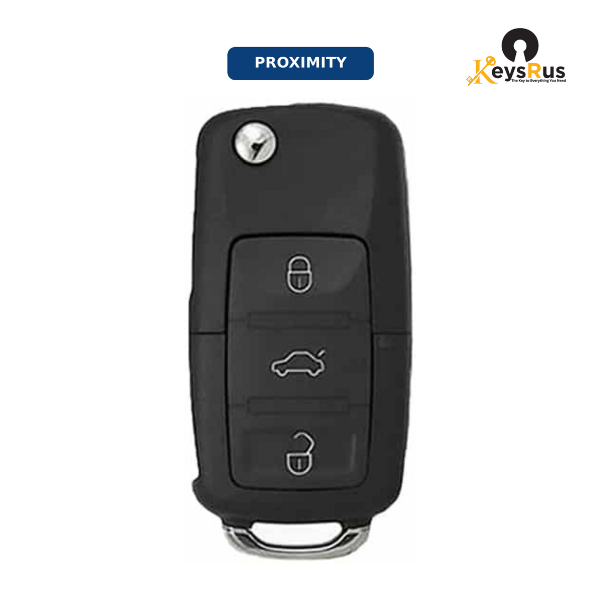 2004-2008 Volkswagen Touareg / 4-Button Flip Key w/ Smart Access / FCC ID: KR55WK45032 (Aftermarket)