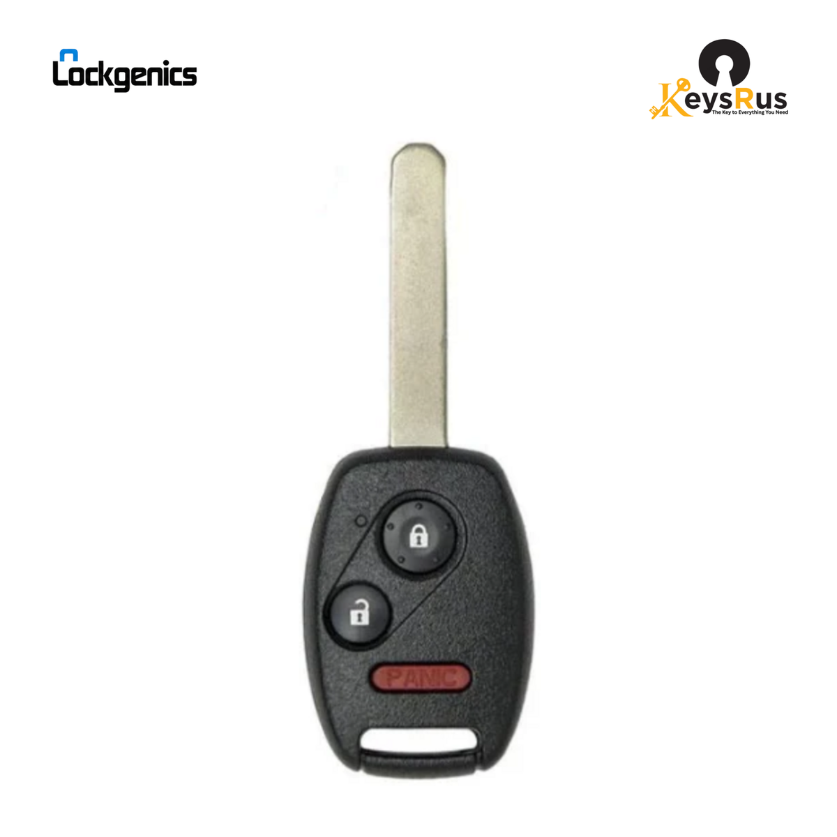 2007-2015 Honda / 3-Button Remote Head Key / FCC ID: MLBHLIK-1T (Aftermarket)