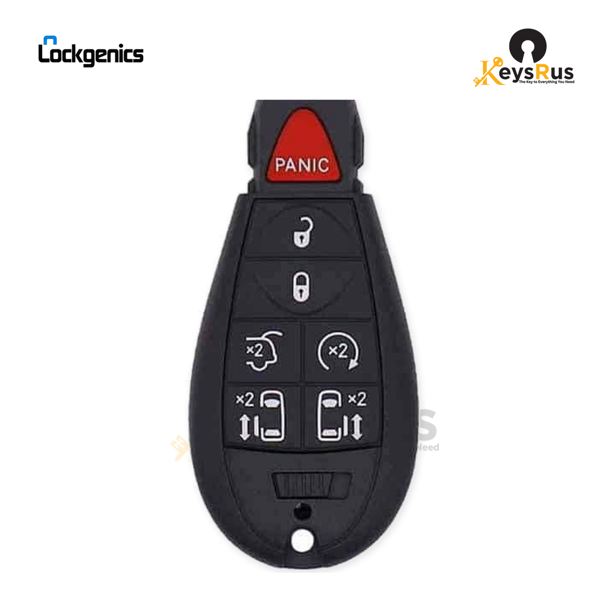 LockGenics M3N5WY783X / IYZ-C01C 7-button Fobik key, Keysrus