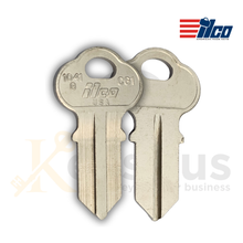 ILCO 1041G / CG1 Key Blanks, 10 Pack, Multi-Use Brass Key Blank for Chicago, Amana, Chevrolet, Harley Davidson