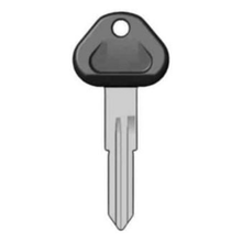 Taylor X123 / DA25-P Key Blanks, 5 Pack, Plastic Head Key for Nissan, Subaru, Daewoo & Gas Caps, Premium Quality