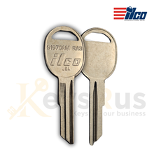 ILCO S1970AM / RA3 Key Blanks, 10 Pack, Construction, Equipment, and Vehicle Key Blank, Compatible with AMC, Jeep, Freightliner, International, Case & More