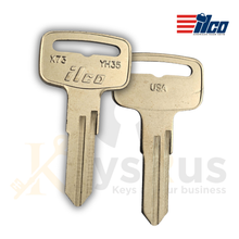 YH35 / X73 Key Blanks, 10 Pack, For Arctic Cat, Polaris, Yamaha, Allen Bradley, ATV, UTV & Switch Lock Applications