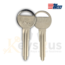 MZ17 / X188 Mazda Key Blanks, 10 Pack, For 323, Miata, MX-5, Protege, ILCO Style, Uncut Mechanical Keys