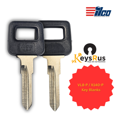 VL8-P / X140-P Volvo key blank ILCO