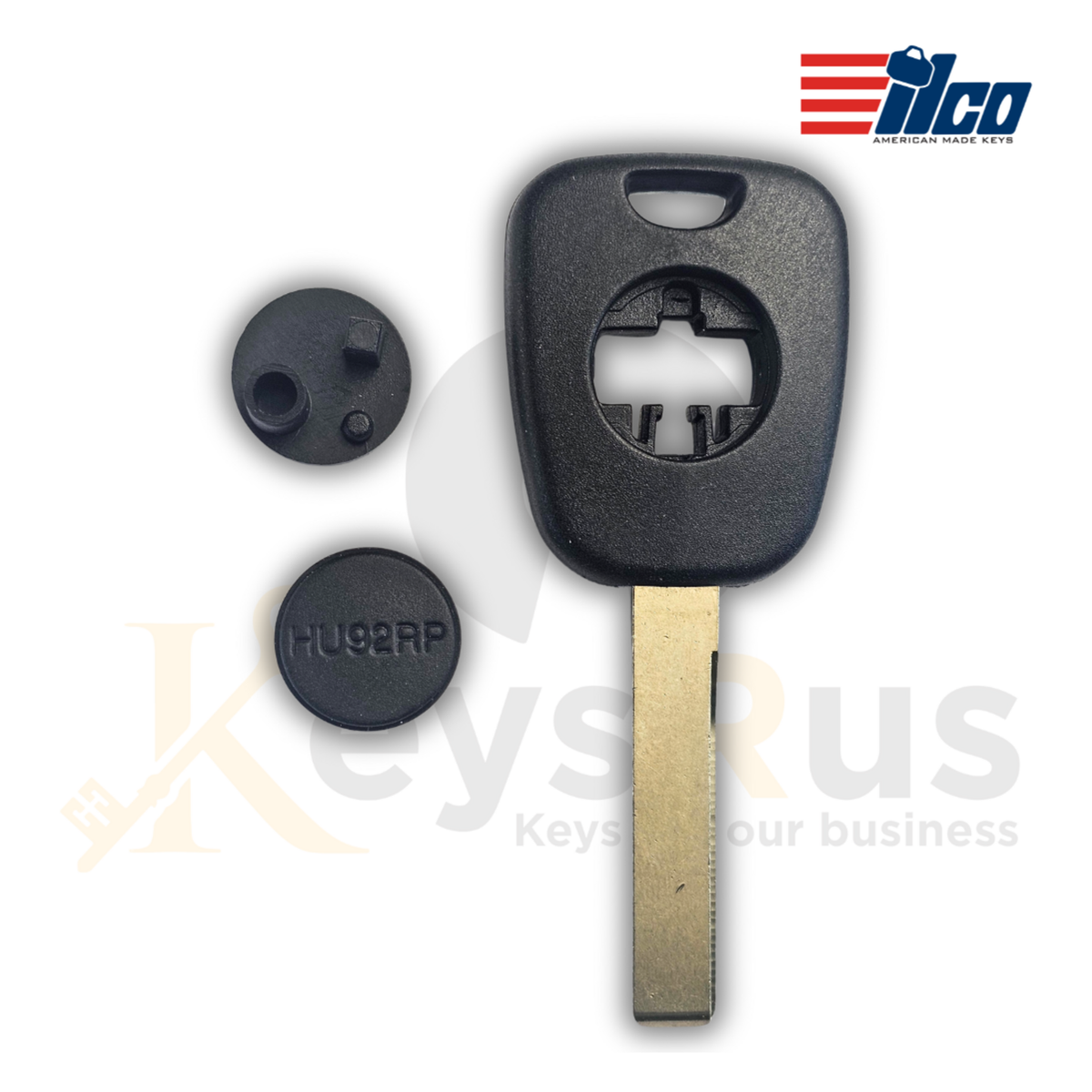 HU92RP-SI Key Blank, For BMW Vehicles, High-Security Laser Cut Blade, Compatible with 1, 3, 5, 6, 7 Series, X5, Z4