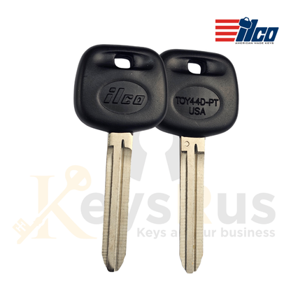 TOY44D-PT Toyota Transponder Key, ILCO, 4D67 Chip, TR47 Test Key, 2003, 2013 Toyota & Scion