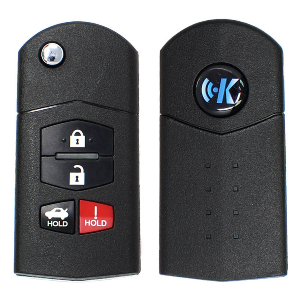 KEYDIY, Mazda Style 4-Button Universal Flip Key Remote (KD-B14-4), B-Series